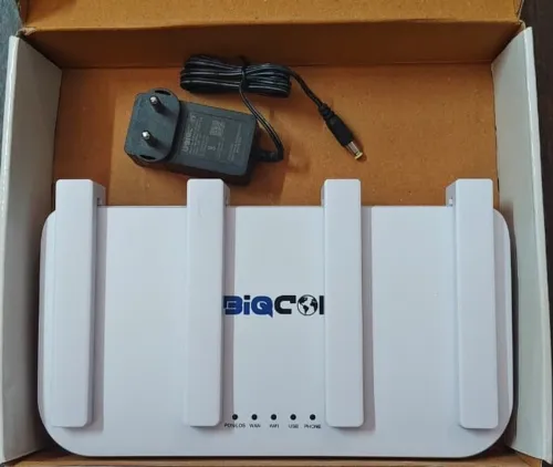 Image of UBIQCOM WIFI-6 UB6041 GVWD FTTH XPON, 4GE+1POTS+WIFI 6 +AX1500+USB 3.0 Mesh Router 2.4 GHz, 5 GHz 1800 Mbps Wifi Speed