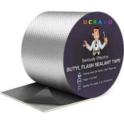 Ucravo 10cm x 5m Waterproof Aluminum Butyl Repair Tape