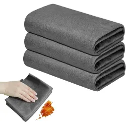 UCRAVO 3Pc Ultra Absorbent Magic Cleaning Cloth