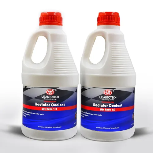 Image of UE Premium Radiator Coolant Green 1 L Pack of 2 Mix Ratio 1:3 Coolant