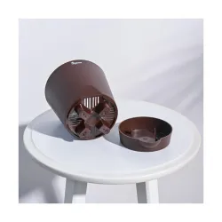 UGAOO 5 Inch Krish Self Watering Planter - Set of 5 (Brown) | Flower Pots for Indoor Plants | Plastic Planter Pots | Dec