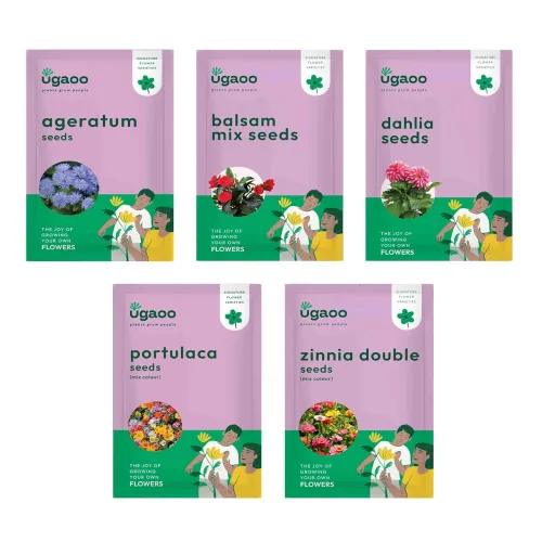 Image of UGAOO Flower Seeds Bundle of 5 Packet