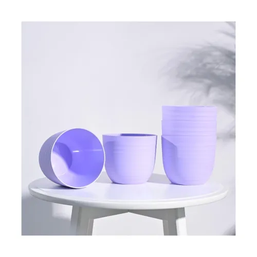 Image of UGAOO Verona Round Plastic Planter for Home & Balcony Garden