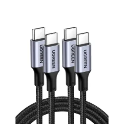 UGREEN 2 Pack 100W USB C to USB C Cable 0.5M, PD Fast Charging Type C Cord