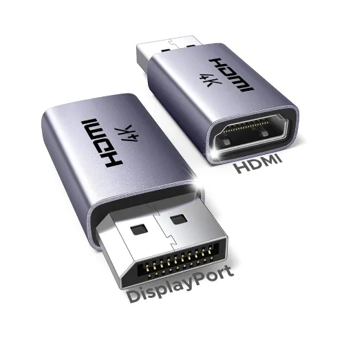 Image of UGREEN 4K DisplayPort to HDMI Unidirectional Aluminum Adapter, 2-Pack
