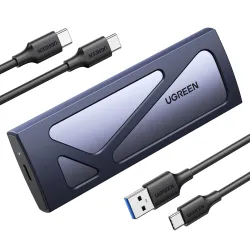 UGREEN M.2 NVMe SSD Enclosure USB C, 10Gbps, Aluminium, Grey