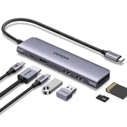 UGREEN Revodok 1071 USB C Hub (7 in 1 Multiport Adapter)