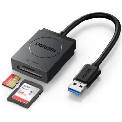 UGREEN USB 3.0 SD Card Reader Dual Slots for SD Micro SD Memory Cards