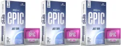 MANFORCE Epic Just Skin Ultra Thin Condoms – 0.05mm, Natural Feel, 10 Sheets | Pack of 3 Condom (Set of 3, 30 Sheets)