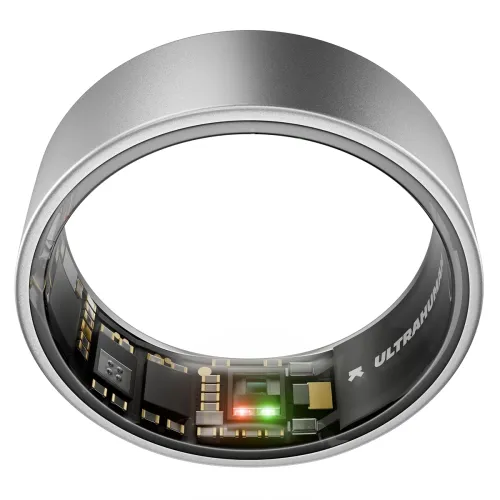 Image of ULTRAHUMAN Ring AIR - Raw Titanium - Size 10 - Smart Ring