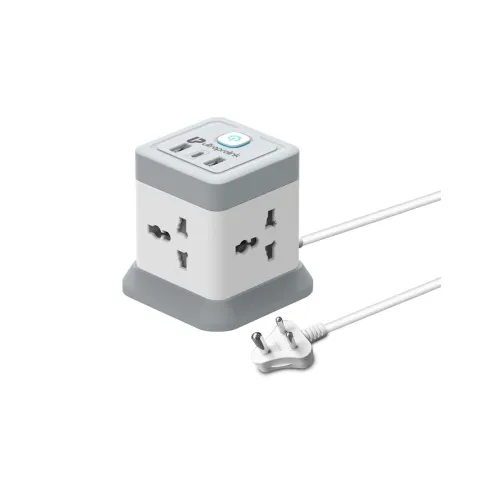 Image of UltraProlink 7 in 1 Cube Extension Board Power Strip Multi-Port