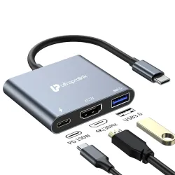 UltraProlink Smart Hub 3-in-1 Type-C Dock with HDMI, USB 3.0 & 100W PD