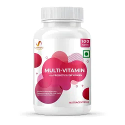 Umanac Plus Women’s Multivitamin | 100 Tablets | With Ginseng, Probiotics, Amla, Turmeric, Aloe Vera & Biotin | Daily Multivitamin for Energy, Immunity, Skin & Hair