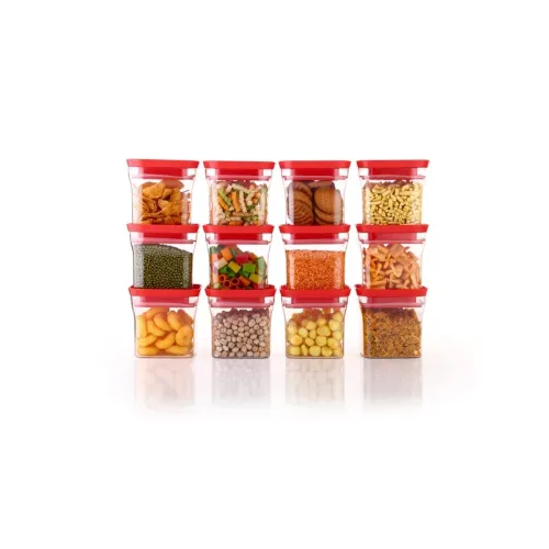 Image of Unbreakable Kitkat Square Plastic Containers Set