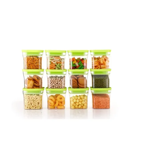 Image of Unbreakable Kitkat Square Plastic Containers Set for Kitchen Storage 600 ML Kitchen Container, Storage Containers, Conta