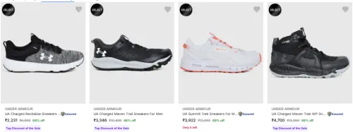 Image of Under Armour Men’s Casual Shoes at minimum 68% Discount