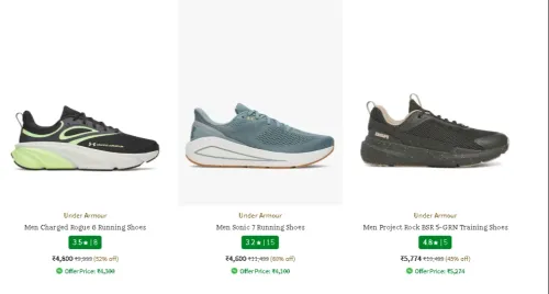 Image of Under Armour Men's Shoes up to 60% Discount