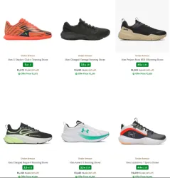 UNDER ARMOUR Mens Shoes at minimum 59% Discount