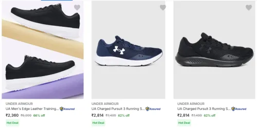 Image of Under Armour Men’s Sports Shoes upto 66% Discount