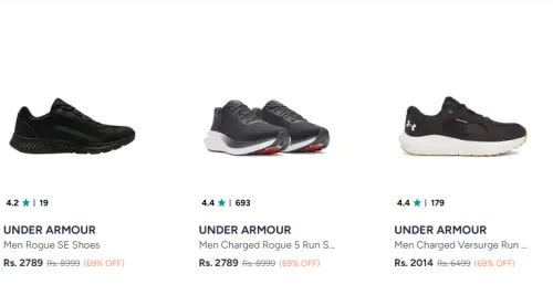 Image of Under Armour Shoes Man at minimum 65% Discount