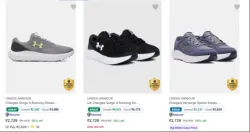 Under Armour Mens Shoes at minimum 58% Discount