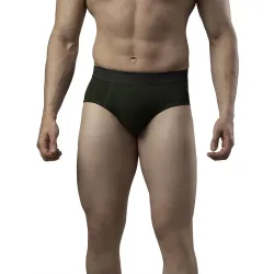Underjeans Men Cotton Blend Brief