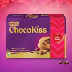 Unibic Choco Kiss: Limited Edition Choco Filled Cookies (500g)