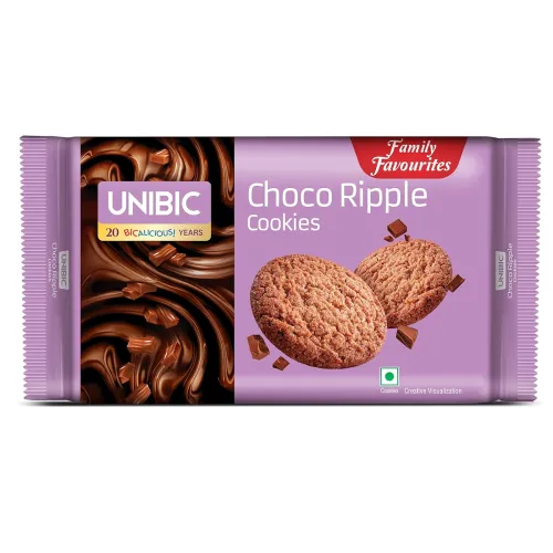 Image of Unibic Choco Ripple Cookies 494 g