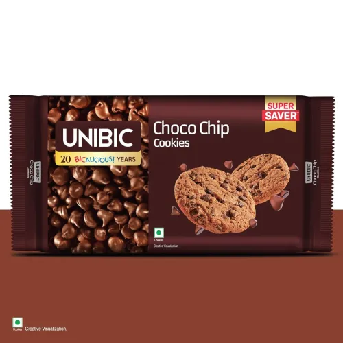 Image of Unibic Chocolate Chip Cookies Super saver NR 450gram ( 5*90=450GRAM ) (Weight May Vary)