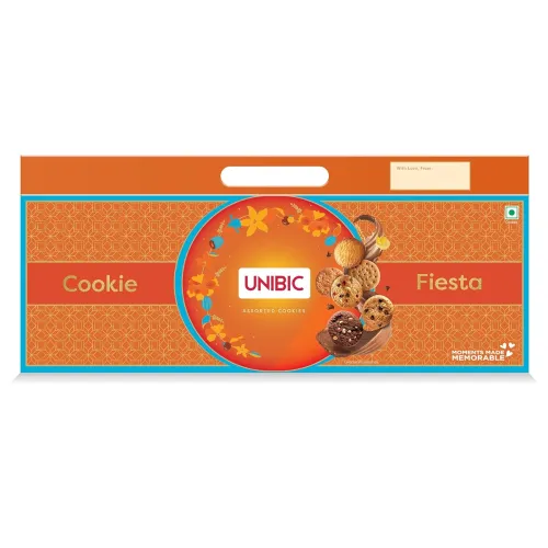 Image of Unibic Cookie Fiesta Gift Hamper for Festivals 500Gm