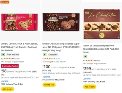 Unibic Cookies & Snacks upto 54% Discount | Starting at ₹98