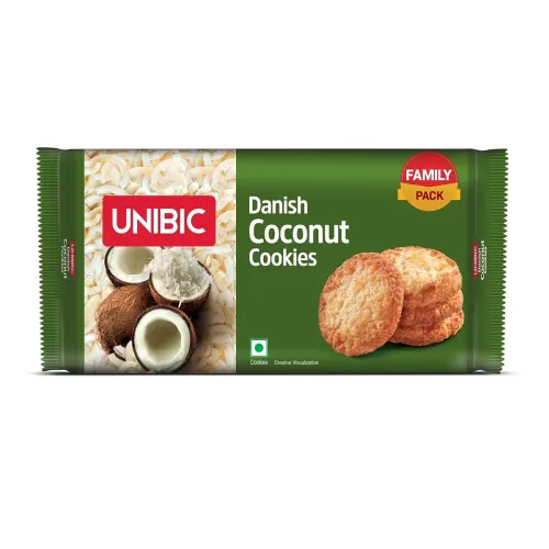 Image of Unibic Danish Coconut Cookies, 270Gm (Pack Of 2)/300Gm