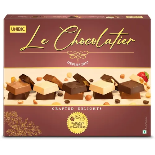 Image of Unibic Le Chocolatier | Assorted Chocolates | Chocolate Gift Pack, 168 Gram