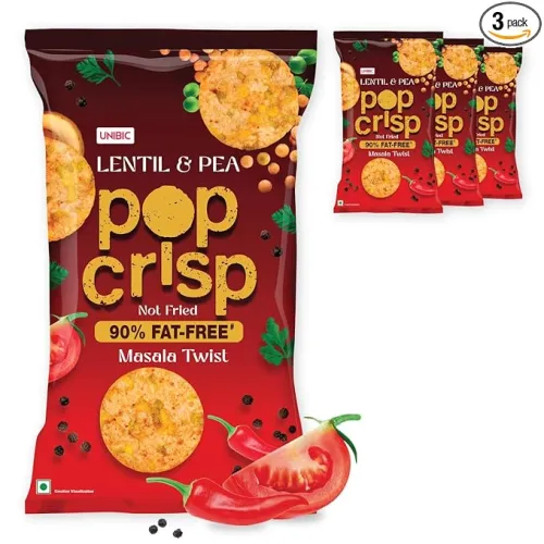 Image of UNIBIC LENTIL & PEA POP CRIPS