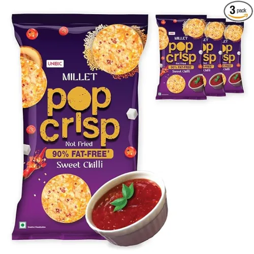 Image of UNIBIC MILLET POP CHILLI 3Pcs