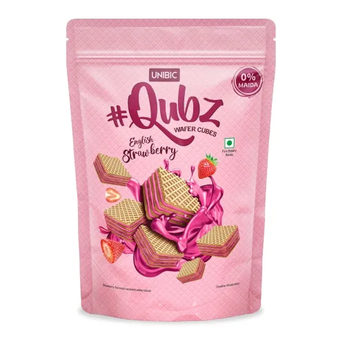 Image of Unibic Qubz Strawberry Wafer 