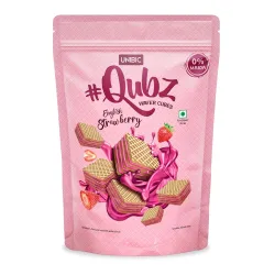 Unibic Qubz Strawberry Wafer 