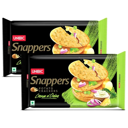Image of Unibic Snappers Cream & Onion 560gm /600gm Weight may Vary