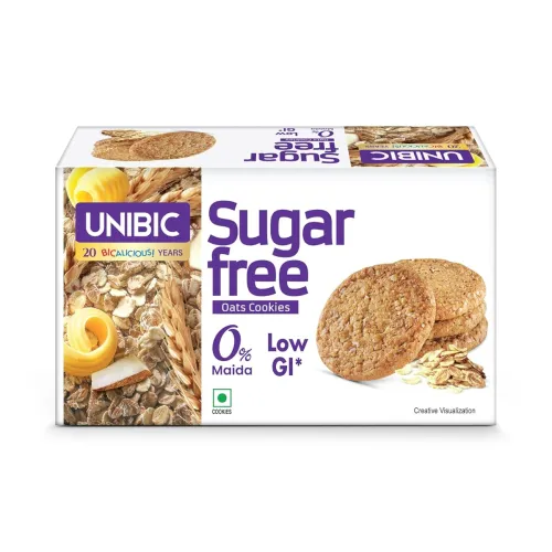 Image of Unibic Sugar Free Oats Cookies – 225g