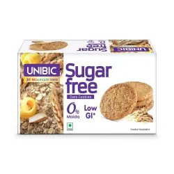 Unibic Sugar Free Oats Cookies I 202.5/225 Gm I Low GI No Maida I Cashew