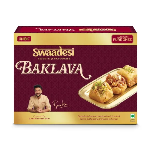 Image of Unibic Swaadesi Assorted Baklava Box | 200 gm| Gift Box