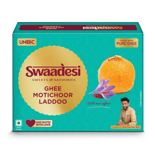 Image of Unibic Swaadesi Ghee Mothichoor Laddoo - Fasting Special