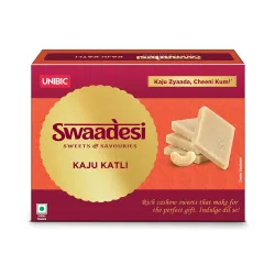 Unibic Swaadesi Shahi Kaju Katli 180gm/195gm Weight May Vary