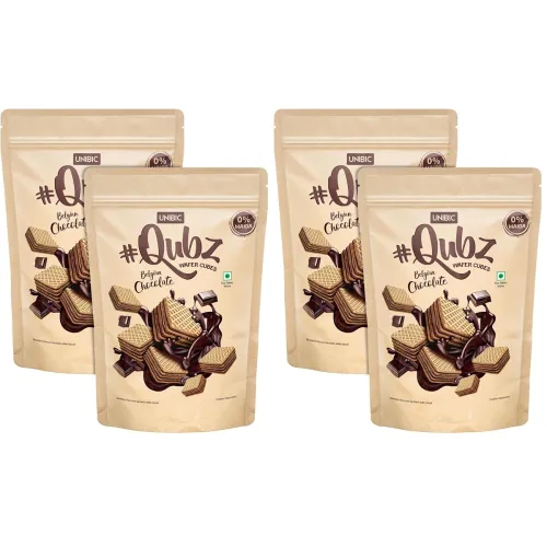 Image of Unibic Wafer Qubz Belgium Chocolate 240g Pack of 2