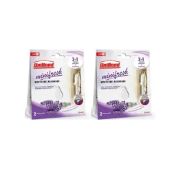 UniBond Minifresh Moisture Absorber Lavender Fragrance Hangable Sachets Pack of 2