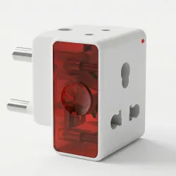 UNIGEN 3 Pin Multiplug Travel Adapter with Universal Socket 2 & 3 Pin Support