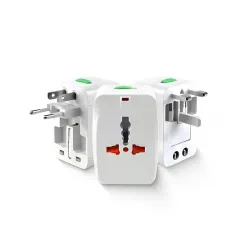 UNIGEN Universal Travel Charger Adapter with Surge Protector | 125V 6A | All-in-One Worldwide Plug for US, UK, EU, AUS |