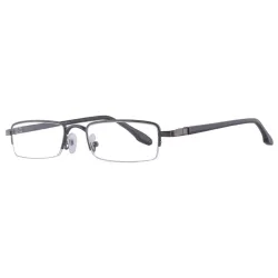 Unisex Rectangle Half Rim Power Reading Glasses (+3.00, Gun, 9060)