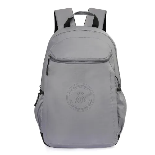 Image of United Colors of Benetton Quirky 19L Laptop Backpack, Minimalist & Water-Resistant, Fits 14-inch Laptops, for College, O