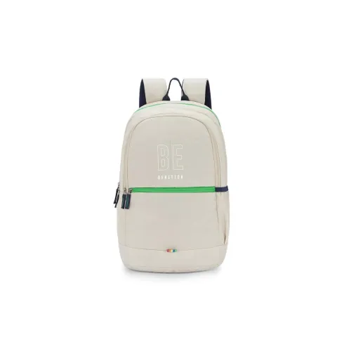 Image of UNITED COLORS OF BENETTON Ming Polyester 25L Non 4 Compartment Laptop Backpack For Unisex - Beigeq
